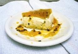 Postre Cake de Maracuja bajas calorias Postres dieteticos